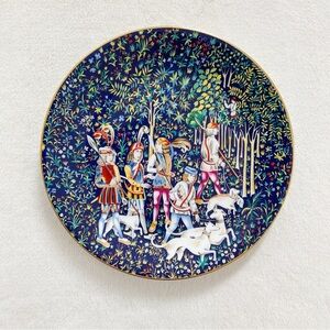 Vintage 1972 Haviland Parlon Limoges Decorative Plate Start of the Hunt